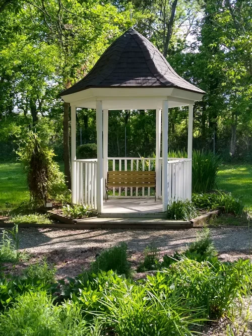 Elegant outdoor gazebo garden